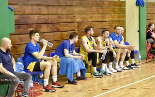 Pierwszoligowy zespołu Siedleckiego Klubu Koszykówki (SKK)