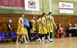 Pierwszoligowy zespołu Siedleckiego Klubu Koszykówki (SKK)